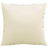 VidaXL Coussins de canapé lot de 4 crème 40x40 cm tissu 360361