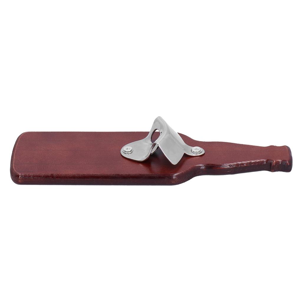 Bottle Opener Composite Wood Powerful Magnet Convenient Collection of Wine Bottle Lid Bottle Shape Beer Bottle Opener