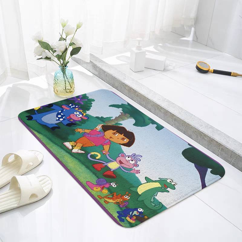 Dora The Explorer Floor Mat Living Room Rug For Bedroom Welcome Mat Outdoor Rug