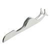 False Eyelash Nippers Curved Eyelash Extension Applicator Stainless Steel Tweezers for Applying False Eyelash