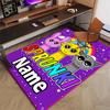 Custom SPRUNKI Mat Personalized Name, Polyester Washable Indoor Entryway Rug, Gift for Christmas, Easter, Thanksgiving Day