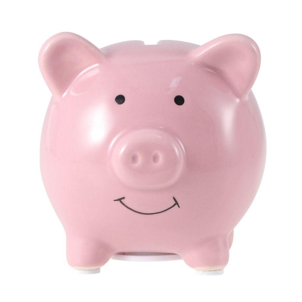 Cartoon Ceramic Piggy Bank Cute Savings Tank Birthday Gift Money Saving Box  for Boys and Girls