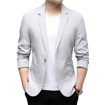 Erkek Günlük Tek Batı Gömlek Çok Yönlü Küçük Takım Elbise İnce Slim Fit Ceketler Erkek