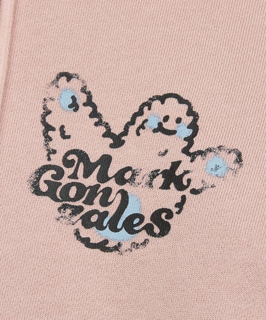 Women'S Angel Graphic Sweat Hoodie - Pink