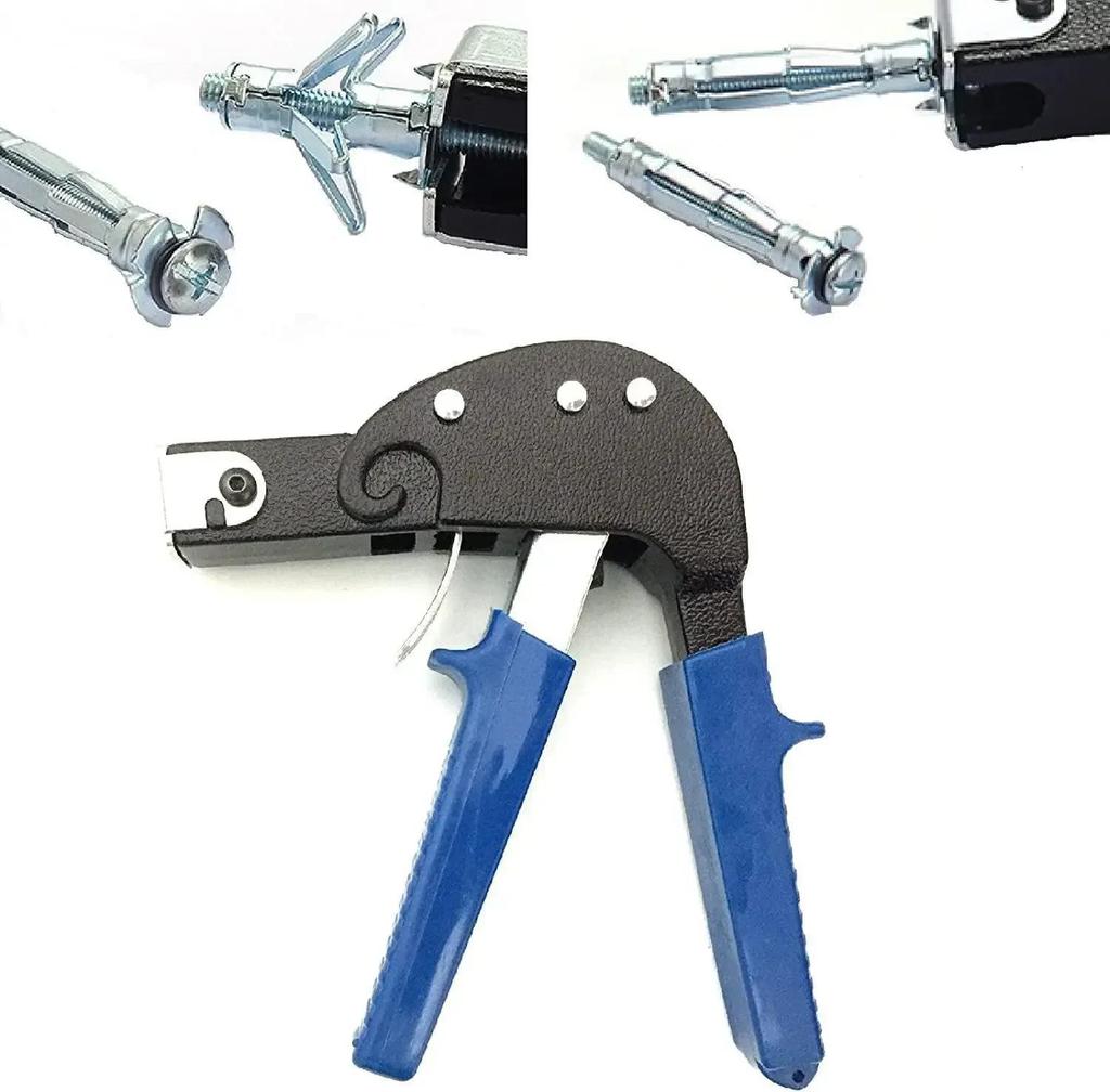 Wall Anchor Fixing Tool with 72 Pieces Molly Bolt Hollow Drive Wall Anchor Screw Combo Kit Heavy Duty Drywall Fixing