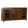 DKD Home Decor-DKD Home Decor Acacia Crystal Sideboard (150 X 40.5 X 80cm)