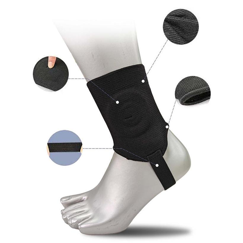 1Pair Ankle Guard Protectors Pad Adult Soccer Football Volleyballs Double Side Children Sports EVA Ankle Foot Support