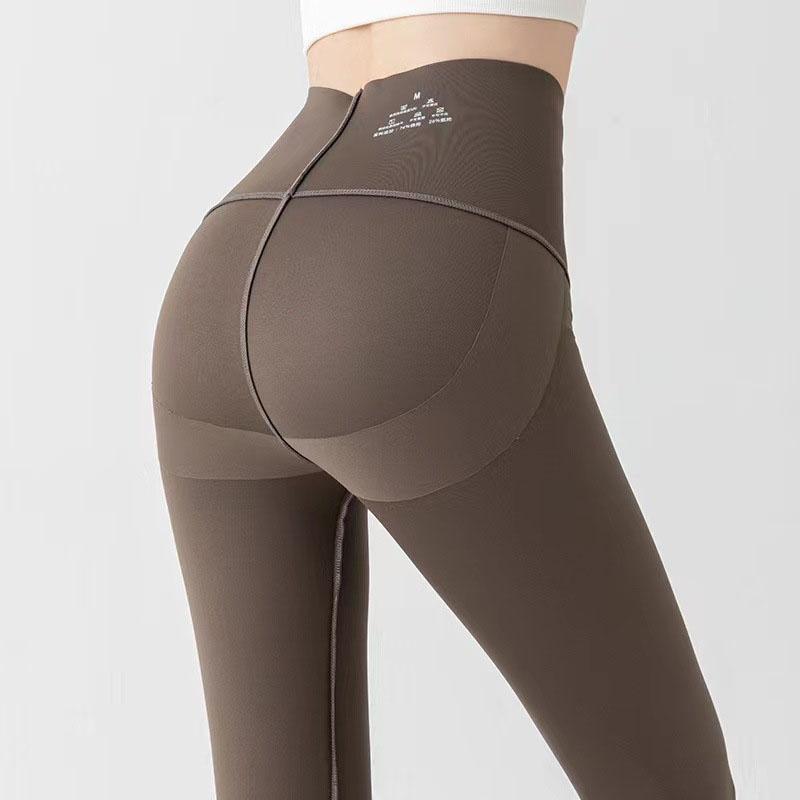 Leggings sottili neri Leggings da fitness slim skinny a vita da donna Pantaloni da yoga sportivi alla moda casual