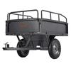 VEVOR Garden Utility Trailer, 10 Cu. Ft & 227 Kg Capacity, ATV UTV Hauling Trailer, Tow Behind Steel Dump Cart with 14" Tires