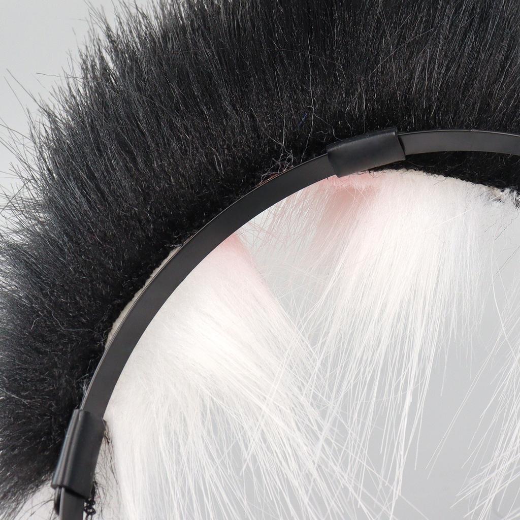 Handmade plush animal ear headband plush cute adjustable cat ear headband Lolita hair accessories
