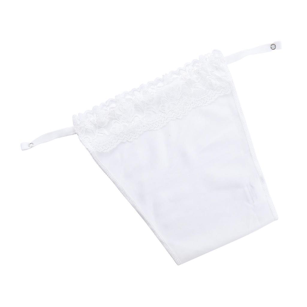 Lace Strapless Modesty Tube Top with Nipple Covers