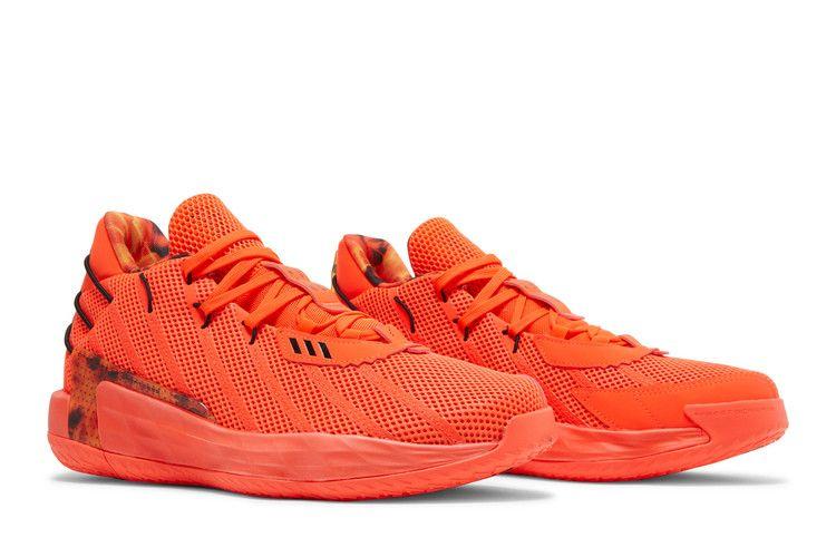 Men's Sneakers adidas Dame 7 Fire Of Greatness Solar Red/Core Black/ Yellow