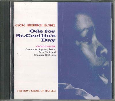 CD GEORGE WALKER - Ode For St Cecilia's Day 27S29 ALFA Japan Classical Used
