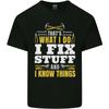 I Fix Stuff Funny Electrician Sparky Mechanic Kids T-Shirt Childrens