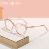 Women's Blue Light Blocking Glasses +2.25 TR90+Metal Frame