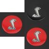Stilvoller und langlebiger 85mm Lenkradaufkleber mit Cobra Shelby Emblem für Ford Mustang Gt350 Gt350r