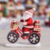 Creative Acrylic Santa Claus Figurine Cartoon Decorative Christmas Snowman Figurines Cute Christmas Ornament for Home