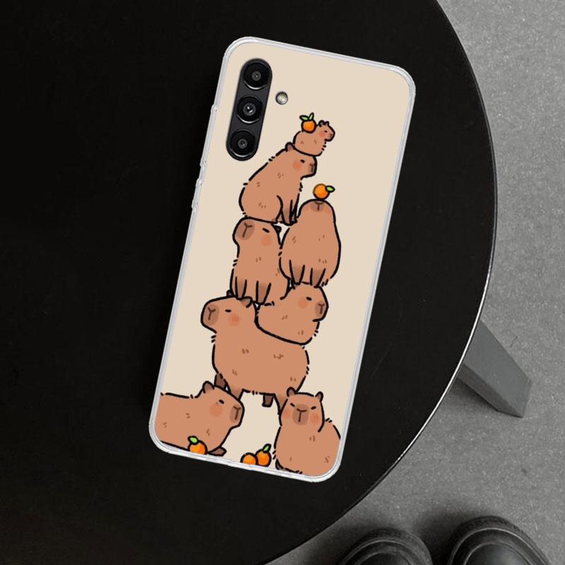 

Bunny Capybara Cartoon Animal Phone Case Cover for Samsung Galaxy A17 A16 A26 A36 A56 A57 A37 A15 A25 A35 A55 A14 A24 A34 A54 A1 Samsung A16