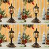 Christmas Tree Resin Waterilluminated Figurine With Music And Snowfall For Festive Display