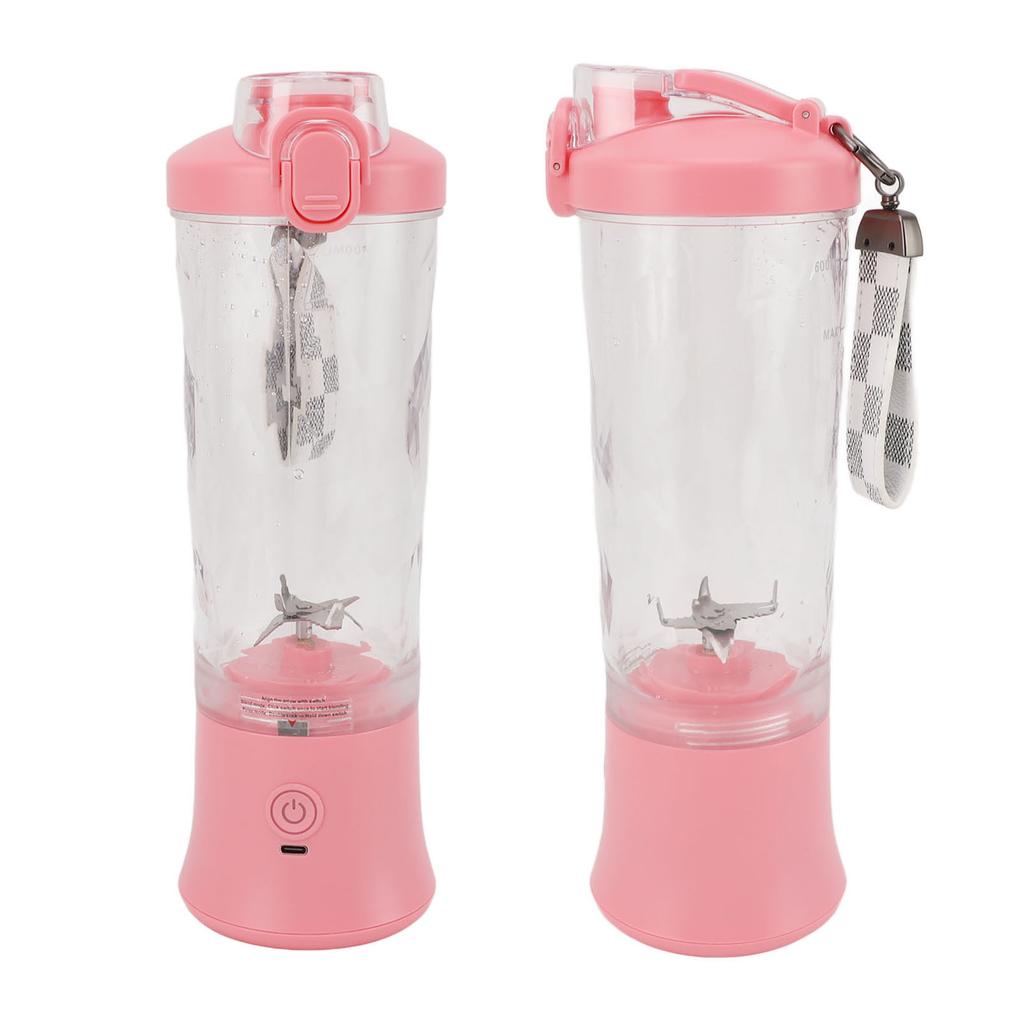 Přenosný mixér 600ml 2 režimy 150W 18000 ot./min. Dobíjecí USB 4000mAh baterie Voděodolné víko Mini