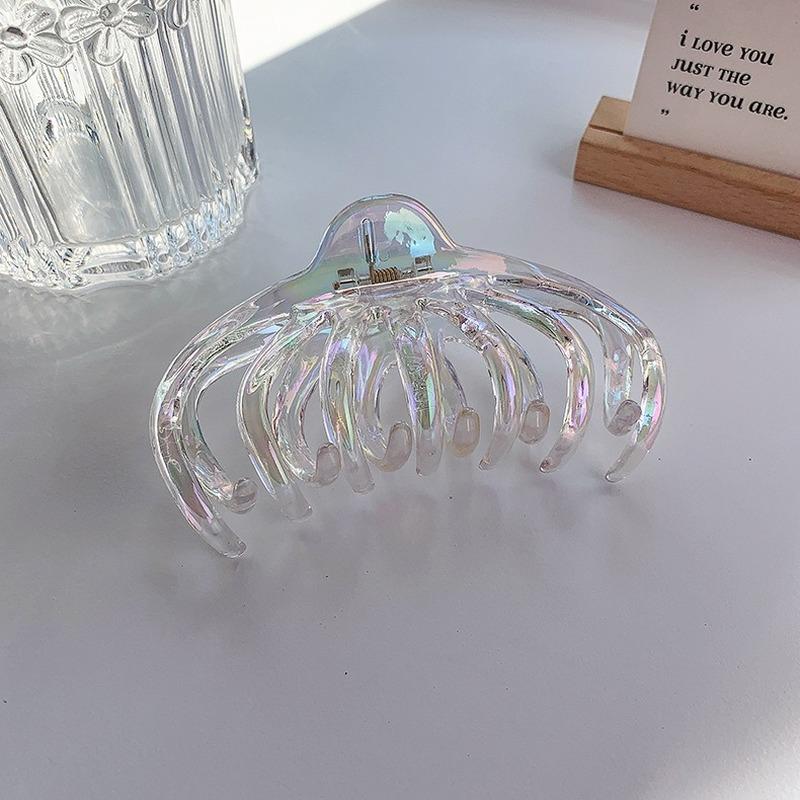 Nuova Pinza Artiglio Dolce Colore Sirena Grande Dimensioni Trucco Styling Capelli Fermagli per Donne Pinza Capelli Artiglio Granchio Accessori Capelli