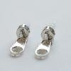 1 Pair Stud Earrings Zipper Style Lightweight Ear Studs Comfortable To Wear