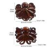 Wooden Octopus Food Platter Unique Octopus Charcuterie Boards  Family Dining Table