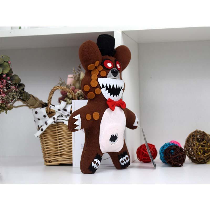 Five Fnaf Nights At Freddys Purple Brown Black Bear Plushie Toy Gift Xmas