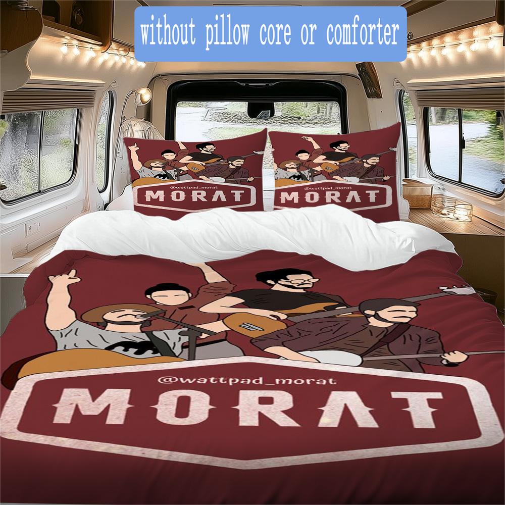 Morat glitter style Pattern Bedding,Quilt Set Quilt Cover Pillowcase Home Birthday Gift (1*duvet cover+2*pillowcase,without core)XSJT0917430