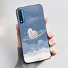 Casing For TCL 20 5G 20L+ 20S 20L Case Aesthetic Cute Cat Astronaut Black Soft Silicone Back Cover For TCL 20 Pro 5G Phone Case