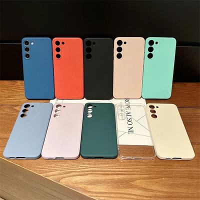 Fashion Minimalist Colorful Soft Silicone Phone Case for Samsung Galaxy A57 A37 A27 A17 A07 A56 A36 A26 A16 A06 Camera Protect Shockproof Cover