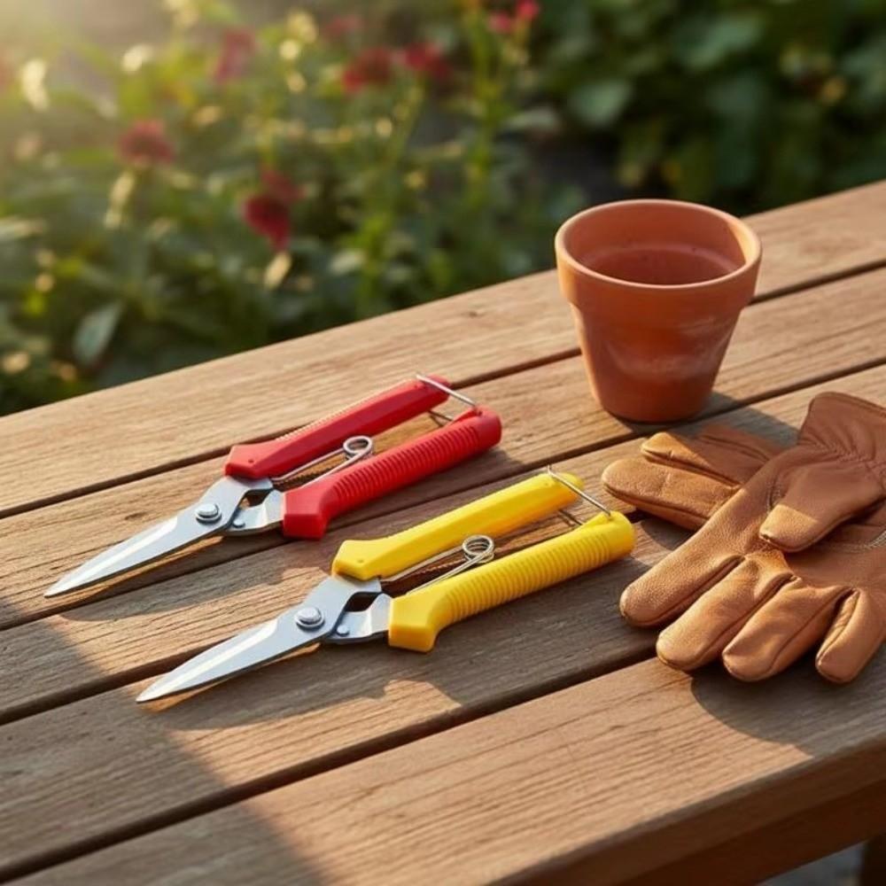 Stainless Steel Gardening Pruning Shears Precision Cutting Hand Pruner Branch Shears  Fruit Tree