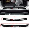 Carbon Fiber Car Trunk Rear Bumper Sticker Guard Plate Protector for Mugen Power TypeR Jazz City Civic Inspire Accord Jade
