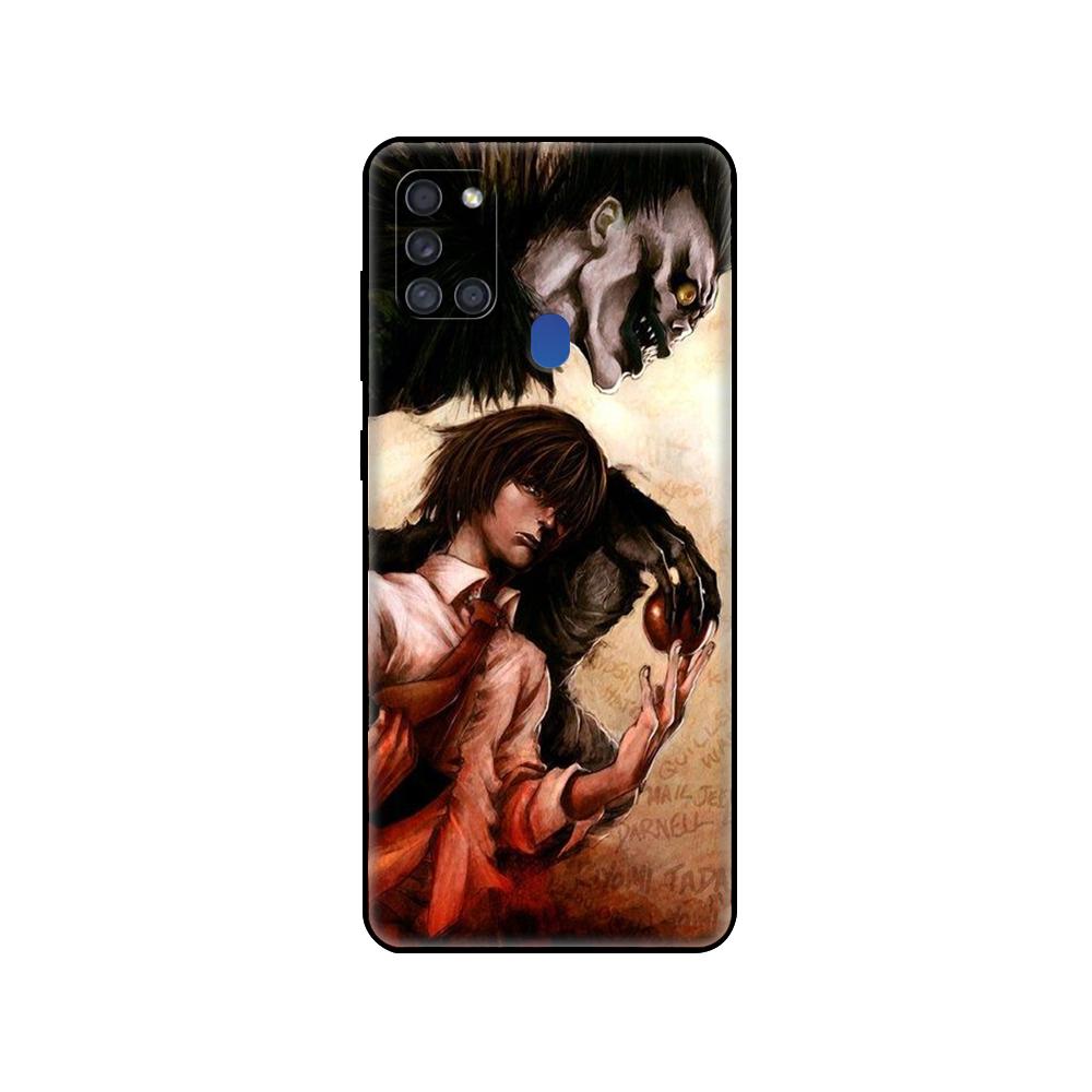 Custodia in TPU Nera Per Samsung Galaxy A50 50S A30S A10 A01 A11 A21S A31 A41 A51 A71 M21 M30S S10 LITE Cover Anime Giapponese