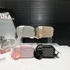 Diamond-encrusted texture and fashionable temperament 2025 new large-capacity casual broadband single shoulder crossbody small square bag women