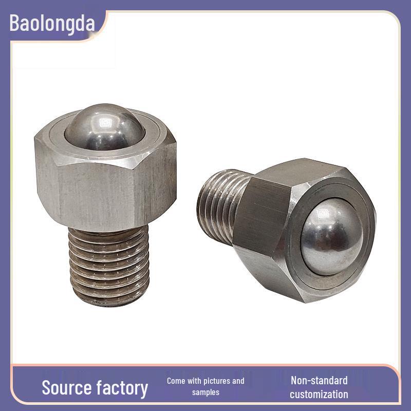 

Omnidirectional Stainless Steel Ball Bearing Roller with Hex Bolt, M5-M20 BCHL5 (Steel Beads)