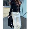 Hooded Fluffy Jacket Women's Winter-feeling Plush Thickened Cotton Jacket Short Top