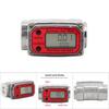 Mini Digital Turbine Flowmeter Diesel Fuel Flow Meter 10‑200L 1" NPT