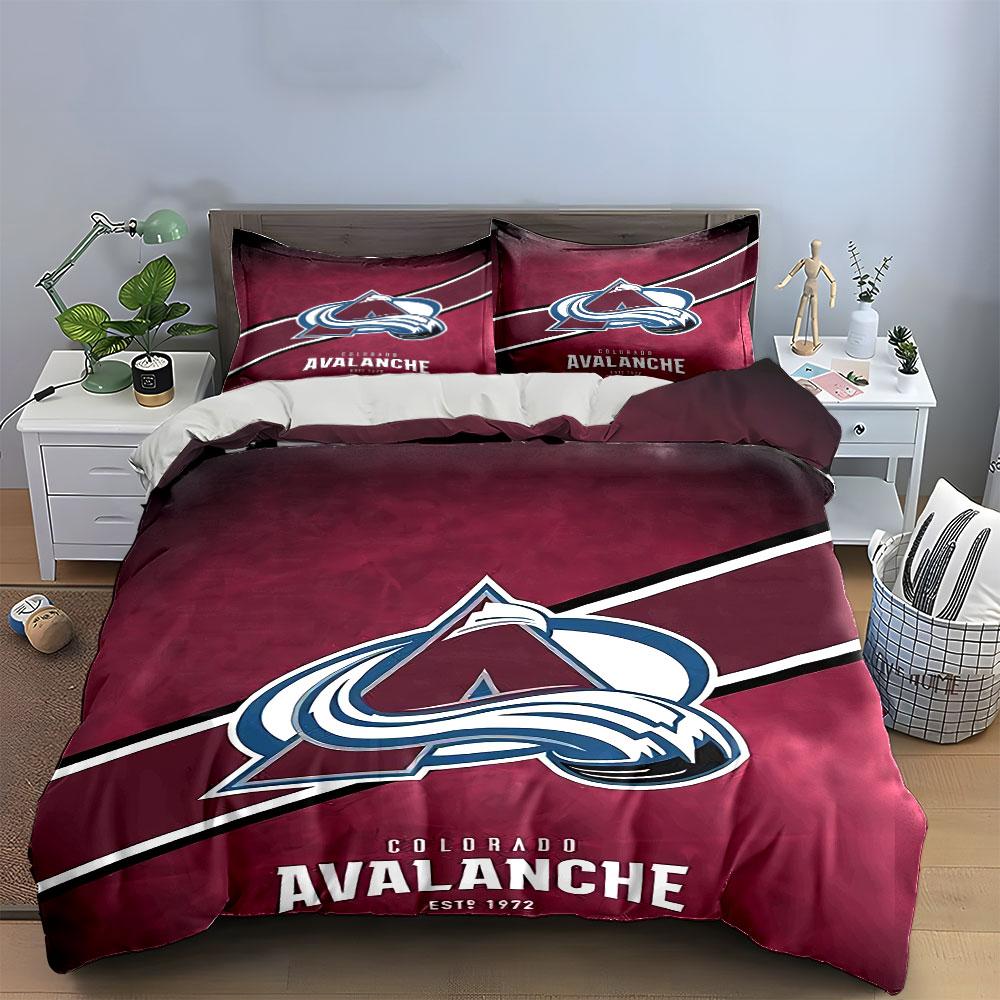 "Set Lenzuola Colorado Avalanche" Set Copripiumino Copripiumino Federe (1 * Copripiumino 2 * Federe, senza piumino)