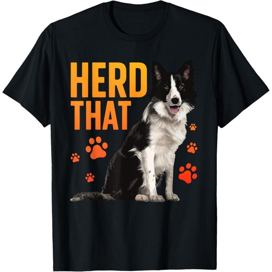 

Funny Border Collie Art For Men Women Border Collie Lover T-Shirt(3) XXXXXL чорний