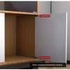 1 Set Easy Installation With No Drilling Needed Stainless Steel Glass Door Hinges Suitable For 5~6Mm Glass Pack Of 2