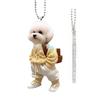 Creative Puppy Man Backpack Rearview Mirrors Pendant Decoration Auto Accessories Car Mirror Rearview Gifts Suspension Styli C6B3