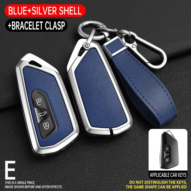 Car Key Case Cover for VW Volkswagen Golf 7 8 Git MK8 ID.3 ID.4 Cupra Formentor Skoda Octavia A8 SEAT Leon MK4 2020 2021