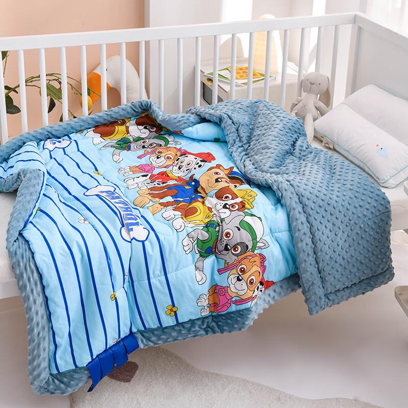 Brangdy Children s Cartoon Minky Dot Quilt