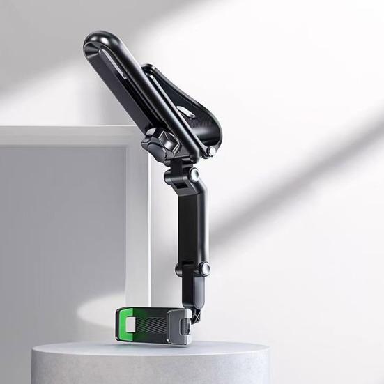 Sun Visor Phone Holder Secure Car Phone Mount Anti-Slip Clamp 360-Degree Rotatable Adjustable Car Phone Holder for Most Smartphones