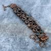 Sleeping Beauty Turquoise Gemstone Copper Electroformed New Friendship Bracelet VP-123