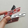3D Metal Car Styling Red Black Logo SS Sticker Emblem Rear Trunk Badge For Chevrolet Camaro Chevelle Impala Malibu Accessories