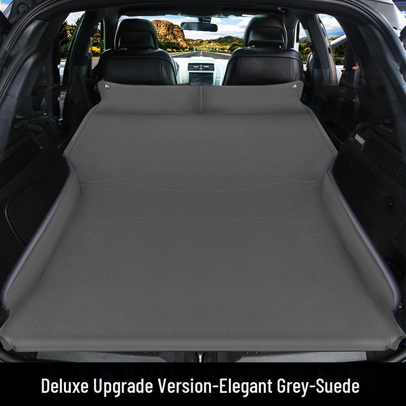 Self-Inflating SUV Travel Bed: Extended Car Trunk Sleeping Pad for Road Trips