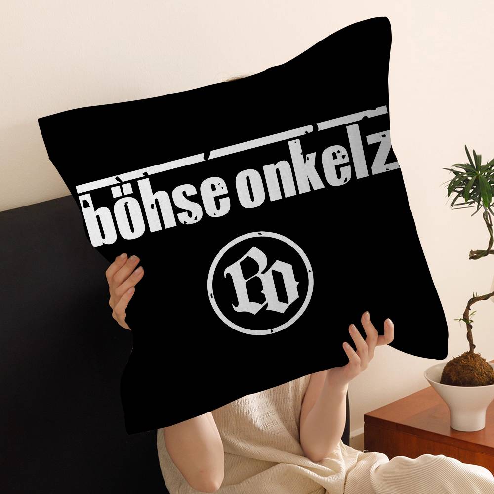 Germany Bohse Onkelz Cushion Cover Polyester Sofa Cushions Decorative Throw Pillows Home Decoration Pillowcover