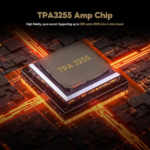 AIYIMA A3001 Mini Stereo Amplifier 300W Subwoofer Amplifier TPA3255 Class D Mono Amplifier Full Frequency & Sub-Bass Home Audio Speaker Amplifier + Po